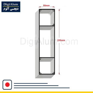 لوور مستطیلی 50-200 دوپل