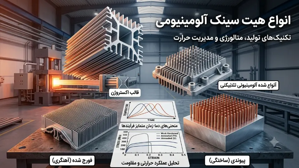 انواع هیت سینک آلومینیومی