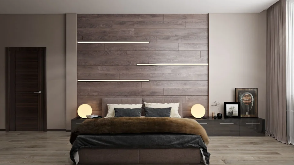 Linear light profile bedroom 4