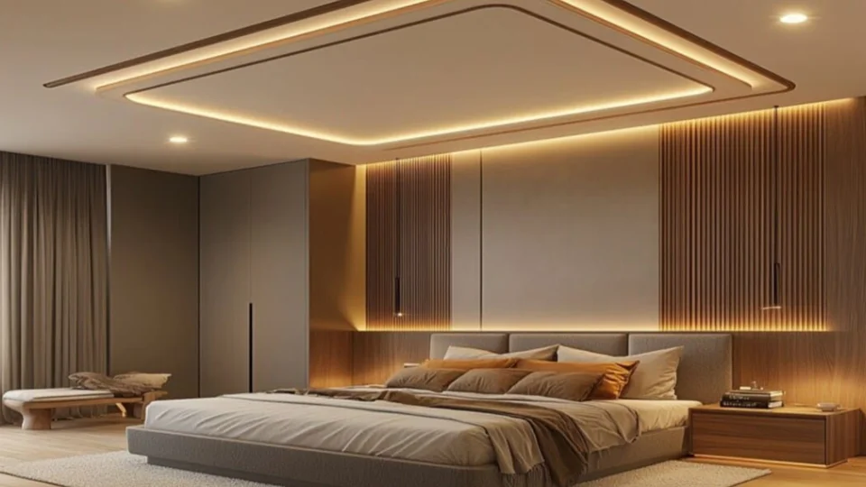 Linear light profile bedroom 7
