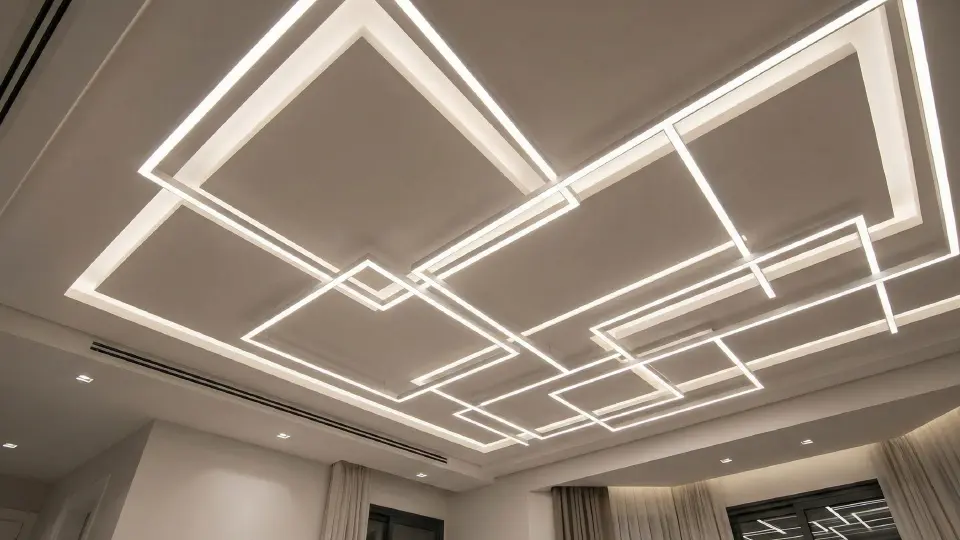 Modern living room ceiling lighting k