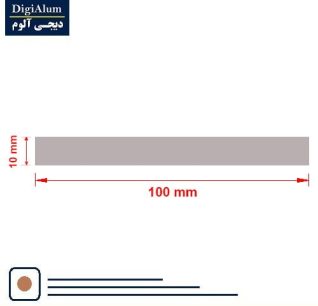تسمه آلومینیوم 10-100