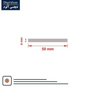 تسمه آلومینیوم 4-50