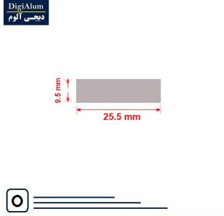 تسمه آلومینیوم 9.5-25.5