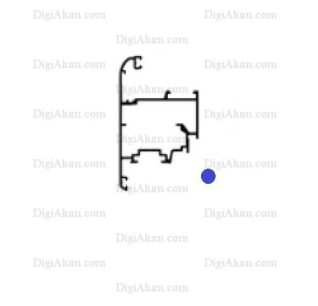 پروفیل لنگه خارج بازشو 610